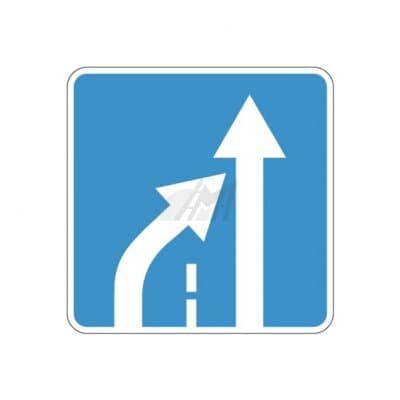 купить дорожный знак 5.15.5д, 5.15.6д Конец полосы в Абакане